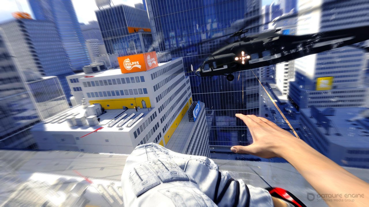 Как включить зрение бегущего в mirrors edge